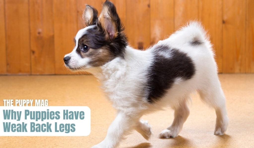 why puppies have weak back legs