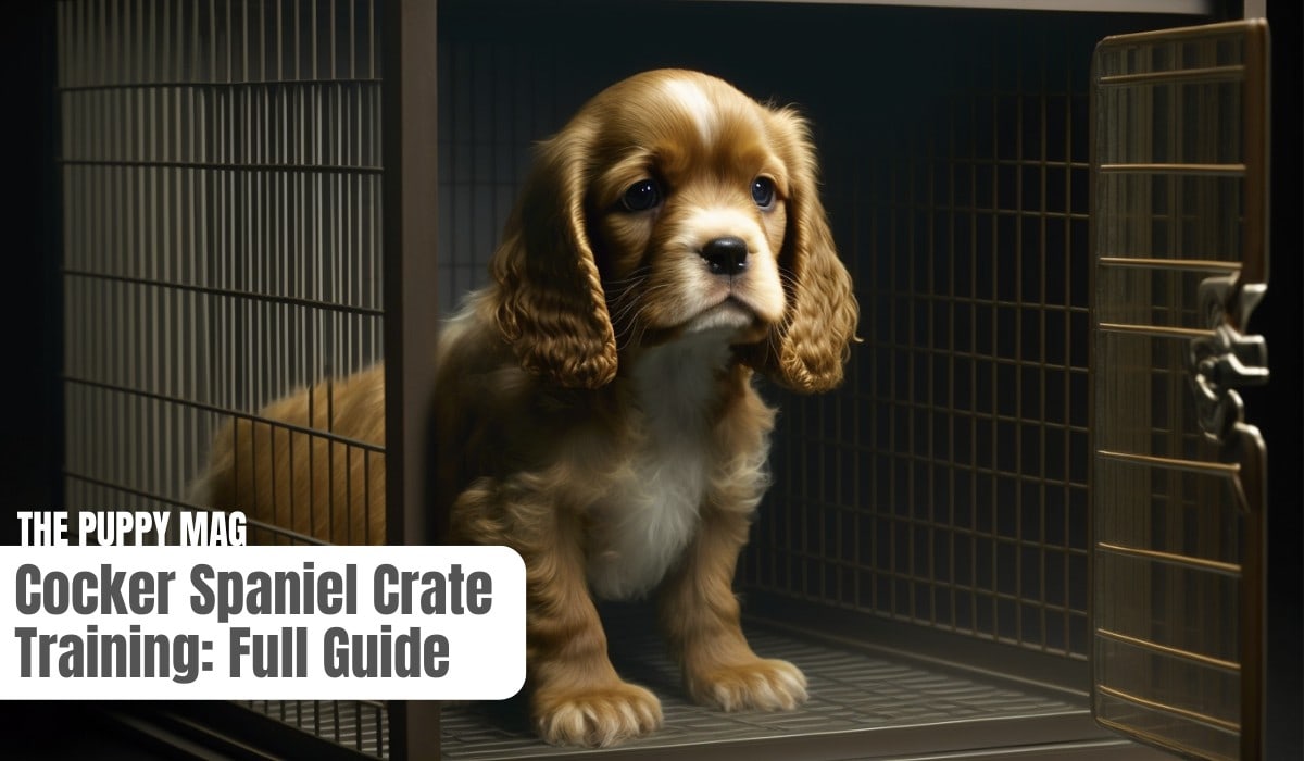 Cocker Spaniel Puppy Crate Training (All You Need to Know) The Puppy Mag
